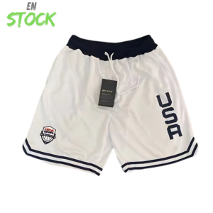 Short USA Blanco